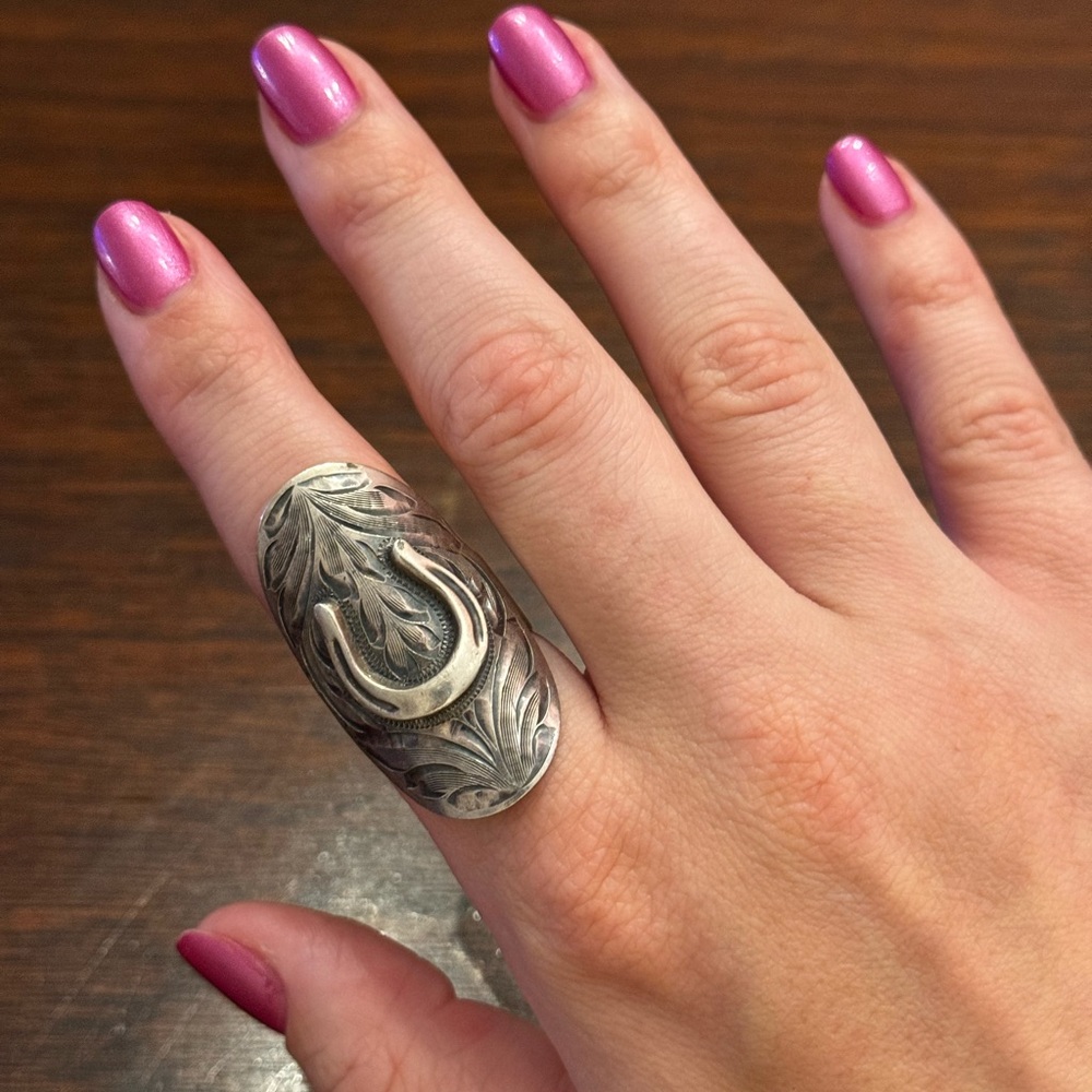 VOGT Sterling Silver Horseshoe Ring